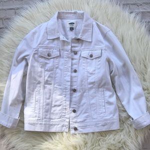 Old Navy White Denim Jacket